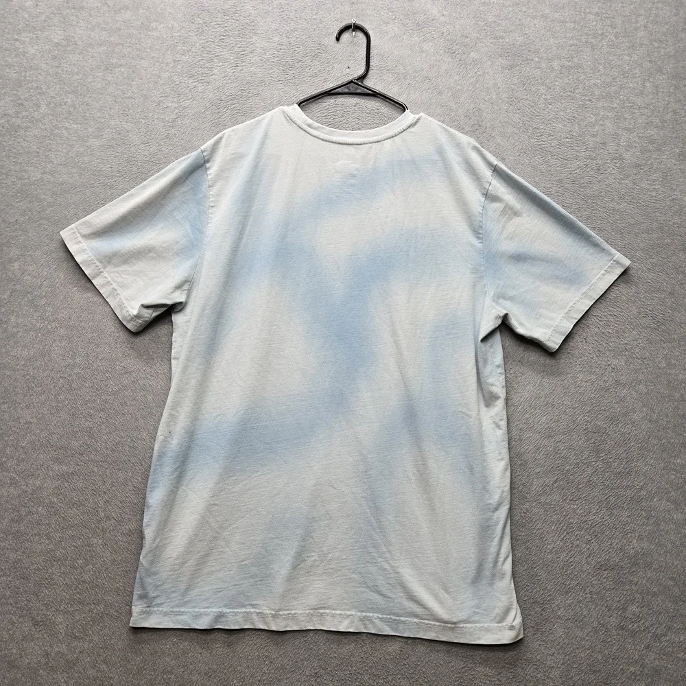 The North Face Men Shirt XL Light Blue Logo Short Sleeve